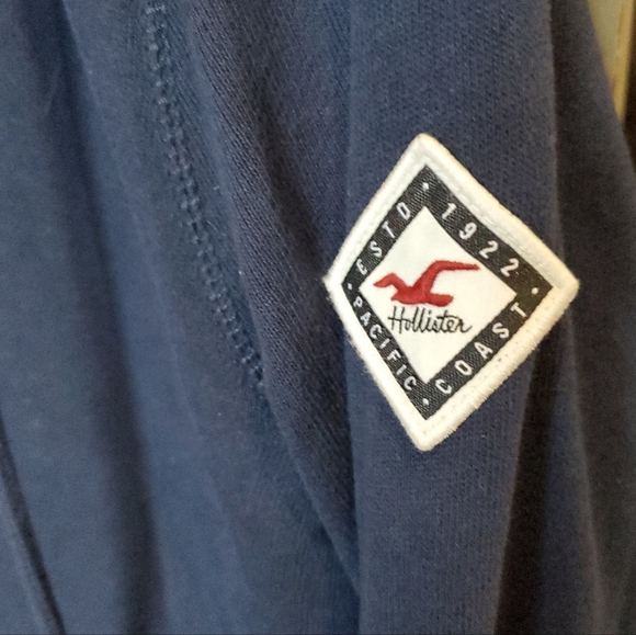 HOLLISTER Junior's Sherpa-lined Sweatshirt/Jacket. EUC - Picture 5 of 6